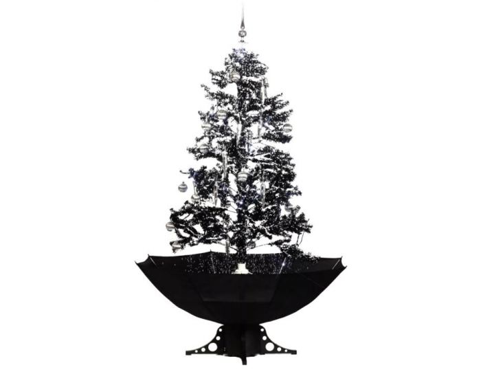 Habubu Monarchie Spuug uit Sneeuwende Kerstboom Zwart - 170 cm | Heuts.nl