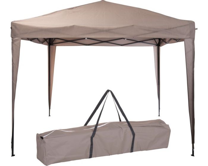 Easy-Up Partytent 3x3m bruin | Heuts.nl