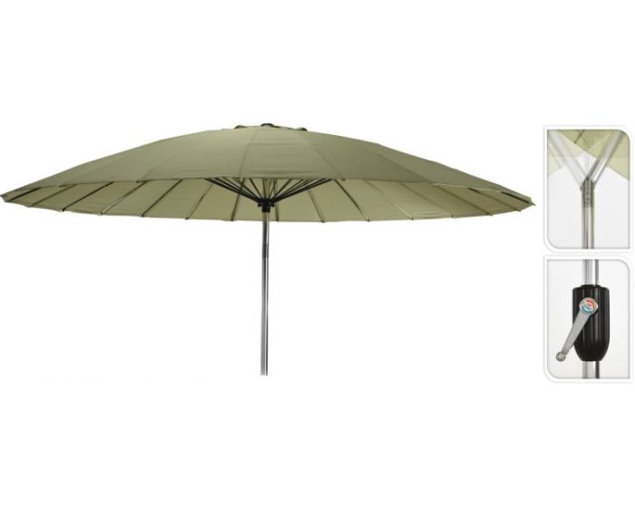 Huiswerk maken Heup Goed Parasol Shanghai Groen Ø270 cm rond kopen? | Heuts.nl