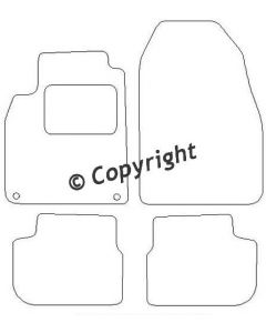Mattenset Saab 9-3 cabrio 2004 - 2008
