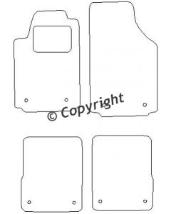 Mattenset Audi A2 2000 - 2005