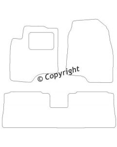 Mattenset Chevrolet Captiva 2006 5 persoons