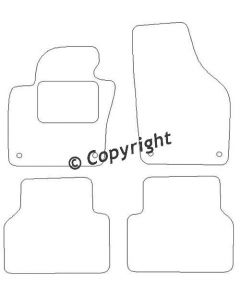 Mattenset Volkswagen Tiguan 2007 -