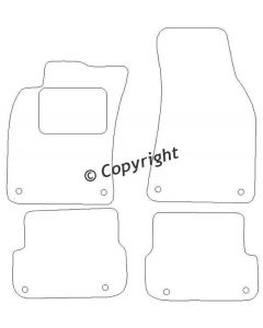 Mattenset Audi A6 2007 - 2011