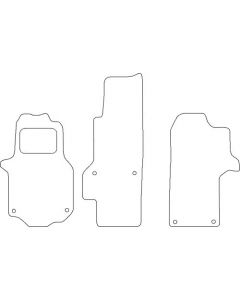 Mattenset Volkswagen Crafter II Stoeluitvoering 2017 -