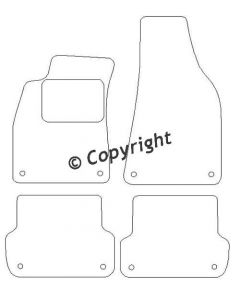 Mattenset Seat Exeo 2009 -