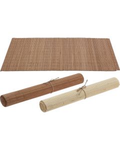 Placemat bamboe 30x45 cm 2 ass