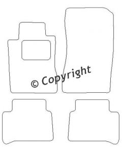 Mattenset Mercedes W211 E-Klasse 2002 - 2009