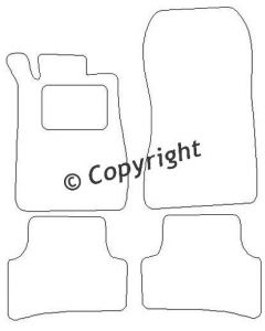 Mattenset Mercedes C208 CLK-klasse 1997 - 2003