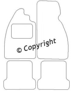 Mattenset Volkswagen Kever 1974 - 1981