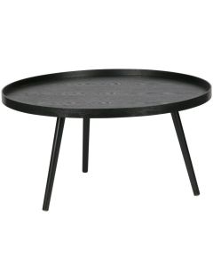 WOOOD Mesa Bijzettafel XL Zwart - Ø78 cm