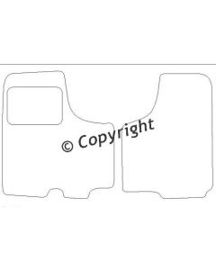 Mattenset Opel Vivaro A voorset 2001 -