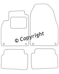 Mattenset Saab 9-3 2003 - 2008