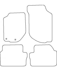 Mattenset Volvo 740/940 carburateur 1983 - 1988