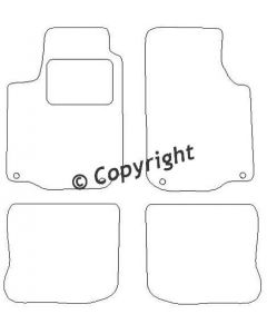 Mattenset Volkswagen Golf IV 2001 - 2006