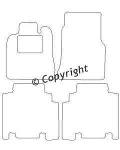 Mattenset Mercedes W168 A-klasse long 1998 - 2004