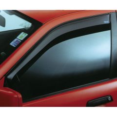 Zijwindschermen Dark Volkswagen Touareg 2002-2009 (zwarte raamlijsten)