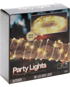 Feestverlichting 100 LED warm wit - 7.5m