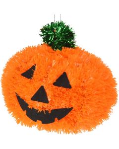 Halloween tinsel pompoen hangdecoratie