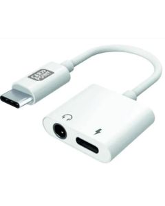 Carpoint 2 in 1 Adapter USB-C > AUX & USB-C