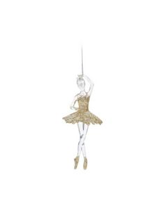Hangdeco ballerina goud 17cm - diverse designs