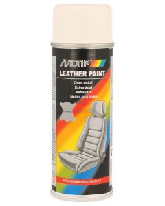 Motip leather spray RAL9010 lichtbeige