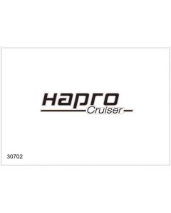 30702 - Sticker Hapro Cruiser zwart
