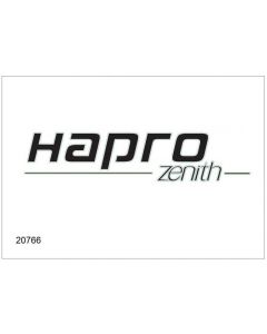 20766 - Sticker Hapro Zenith zwart