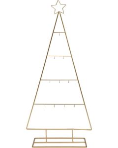 Kerstboom Metaal 35x77 cm Goud