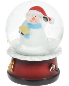 Waterbal met Kerstfiguur 45 mm - 4 Assorti