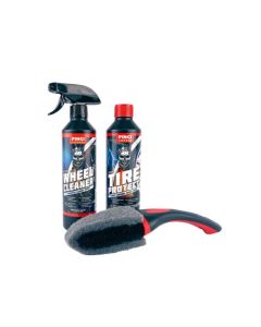 Pingi Car Care 3-Delige Wheel Brush Schoonmaakset