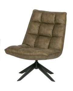 WOOOD Jouke Draaifauteuil Groen