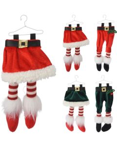 Hangdeco Kerstkleding - 18cm - 4 modellen