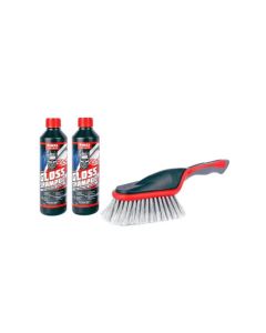 Pingi Car Care 3-delige Activebrush Schoonmaakset 