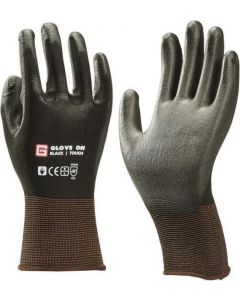 Glove On Black Touch PU Zwart Werkhandschoenen - Maat M  