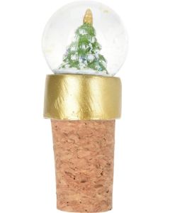 Fles stopper Kerstdesign