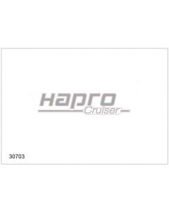 30703 - Sticker Hapro Cruiser zilver