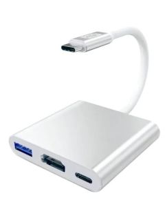 Carpoint 3 in 1 Adapter USB-C > HDMI / USB-A / USB-C