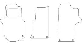 Mattenset Volkswagen Crafter II Bankuitvoering  2017 -