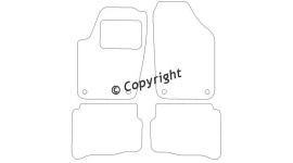 Velours mattenset VW Polo IV 2005-