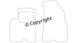 Velours mattenset Fiat Doblo Cargo 2010-