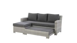 Loungeset "Luna" wicker - 3-persoons