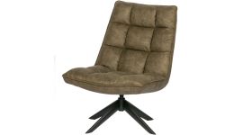 WOOOD Jouke Draaifauteuil Groen