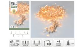 Kerstverlichting 800 L Warm Wit - Cluster 